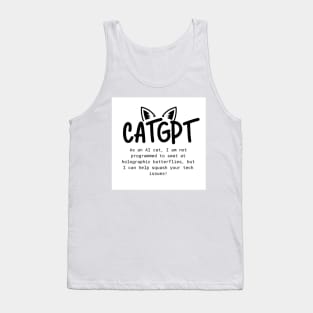 CatGPT Cute Tank Top